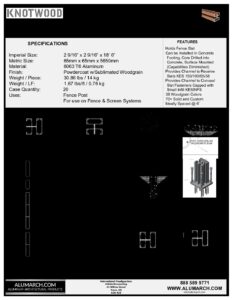 KESP2W6565 2 WAY POST